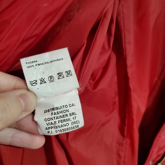 Montecore Removable Hooded Red Jacket Size M - Picture 10 of 10